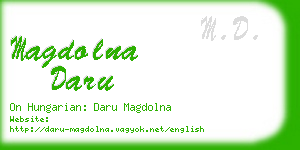 magdolna daru business card